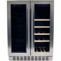 Azure 24-Inch 5 Cu. Ft. / 20 Bottle Dual Zone Beverage/ Wine Center