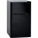 PerfectAire 3.2-Cu. Ft. Double-Door Compact Refrigerator/Freezer in Black - 0