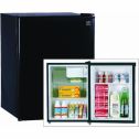 Wellington Cordage Llc 2.4 Cu Ft Single Door Mini Fridge, Black