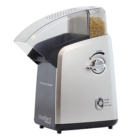 West Bend 82700 Popcorn on Demand Hot Air Popcorn Popper 