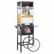 Great Northern TopStar Black Commercial Quality Popcorn Machine with Cart, 12oz - 3