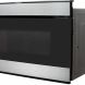 Sharp SMD2489ES 24" loT Microwave Drawer with 1.2 cu. ft. Capacity, 950 Watts, 11 Power Levels, Easy Wave Open, Concealed Glass Touch Controls, Edge-to-Edge Black Glass, in Stainless Steel - 1