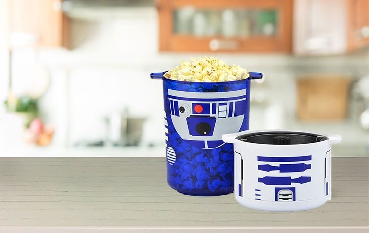 Star Wars R2-D2 Mini Stir Popcorn Popper Gently Used Good
