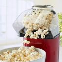 J-JATI Air Pop Popcorn Maker, Makes 12 Cups of Popcorn, Includes Measuring Cup and Removable Lid, Dishwasher-Safe - RJ33-T-Red