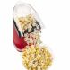 J-JATI Air Pop Popcorn Maker, Makes 12 Cups of Popcorn, Includes Measuring Cup and Removable Lid, Dishwasher-Safe - RJ33-T-Red - 2