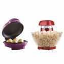 Brentwood Appliances TS-252 Nonstick Electric Food Maker (Mini Cupcake Maker) and PC-490R Jumbo 24-Cup Hot-Air Popcorn Maker Bundle
