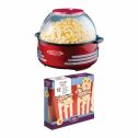 Nostalgia Move Night In 6-Quart Retro Stirring Popcorn Maker with 12-Pack Box