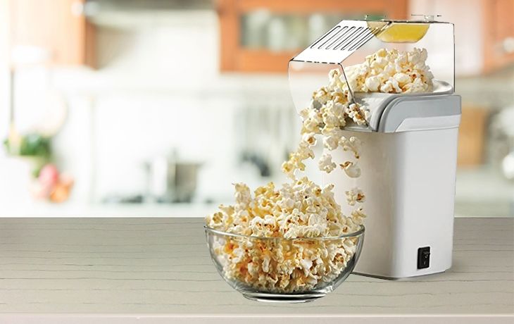 Brentwood PC-486W 8-Cup Hot Air Popcorn Maker, White - Brentwood Appliances