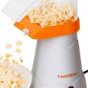 TWOBIU Popcorn Machine, Popcorn Maker, Hot Air Popcorn Popper with FDA Approved - Orange