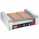 30 Hot Dog Roller Machine- 11 Rollers, Hotdog or Sausage Grill -Electric Countertop Cooker, Drip Tray & Dual Zones by Great Northern Popcorn