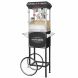 Great Northern Popcorn Black GNP-800 All-Star Popcorn Popper Machine & Cart, 8oz - 0
