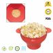 Microwave Popcorn Maker Popcorn Popper Bowl Silicone Children's Day - 0