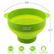 Microwave Popcorn Popper Maker, Silicone Hot Air Pop Corn Bowl (Green) - 2