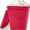 Microwave Popcorn Popper | Replaces Microwave Popcorn Bags | Enjoy Healthy Air Popped Popcorn - No Oil Needed | BPA Free Premium European Grade Silicone Popcorn Maker by (Makes 8 Cups)