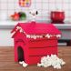 Peanuts(r) Snoopy Microwave Popcorn Popper - Non-stick Silicone Dog House - 1