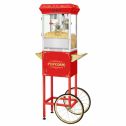 26 in. Movie Night Popcorn Popper Machine Cart