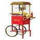 Nostalgia CCP1000RED 59-Inch Tall Commercial 10-Ounce Kettle Popcorn Cart - 0