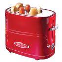 Nostalgia (HDT600RETRORED) Retro Pop-Up Hot Dog Toaster