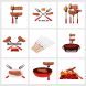 8PCS Per Set Roasting Stick Stainless Roasting Stick 8 Colors Hot Dog Sticks Flexible U-shaped Roasting Stick with Wooden Handle - 2
