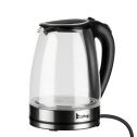 1.8L Electric Kettle Glass Stainless Steel 1500W Household Quick Heating Boiling Pot Auto Power-off Water Boiler