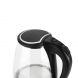 1.8L Electric Kettle Glass Stainless Steel 1500W Household Quick Heating Boiling Pot Auto Power-off Water Boiler - 3
