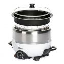muiti-functional hot pot cooker with non stick grill pan,shabu shabu hot pot by c&h
