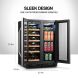 Lanbo 18 Bottle 55 Cans Built-in Wine and Beverage Refrigerator, 24 Inch Wide - 1