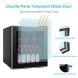 OKADA Beverage Refrigerator 60 Cans or 18 Bottles Wine Cooler with Glass Door for Beer, Soda or Wine Mini Fridge Used Under Counter in the Room, Office or Bar - Drink Freezer for Party - 2