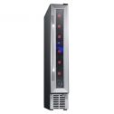 EdgeStar 6-Inch 7 Bottle Built-In Wine Cooler - Stainless Steel/Black