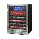 NewAir (ABR-1770) 177-Can Capacity Deluxe Beverage Cooler, Stainless Steel
