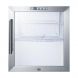 Summit Appliance SCR215LCSS 17 Commercially Approved Compact Beverage Center with 1.7 cu. ft. Capacity 2 Adjustable Chrome Shelves Automatic Defrost and Lock in Stainless Steel - 1