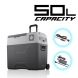 50 Liter Electric Cooler Portable Refrigerator Freezer Fridge for Car Truck RV Home Office Travel Camping - 0