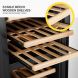 Lanbo 28 Bottle Built-in Dual Zone Compressor Wine Refrigerator, 15 Inch Wide - 3