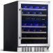 NewAir (NWC046SS01) 46-bottle Capacity Dual Zone Wine Cooler Fridge - 0