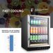 Lanbo 110 Cans 6 Bottle Under Counter Built-in Compressor Beverage Refrigerator, 24 Inch Wide - 3
