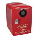 Koolatron Coca-Cola (KWC4-BT) 6-can Capacity AC/DC Retro Cooler with Bluetooth Speaker