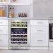 Ivation 46-Bottle Dual-Zone 24â€ Built-In Compressor Wine Cooler/Cellar Undercounter Wine Fridge - 2
