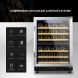 Lanbo 44 Bottle Built-in Dual Zone Compressor Wine Refrigerator, 24 Inch Wide - 2