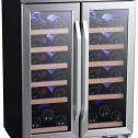 Edgestar Cwr362fd 24" Wide 36 Bottle Built-In Wine Cooler - Stainless Steel