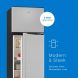 hOmeLabs 4.6 Cubic Feet Refrigerator - Reversible Two Door Tall Refrigerator and Freezer with Adjustable Glass Shelves - Energy Efficient Food Beer Fridge for Office Dorm and Apartment - 1