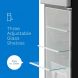 hOmeLabs 4.6 Cubic Feet Refrigerator - Reversible Two Door Tall Refrigerator and Freezer with Adjustable Glass Shelves - Energy Efficient Food Beer Fridge for Office Dorm and Apartment - 3