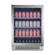 Avallon ABR241GLH Stainless Steel 24" Wide 140 Can Energy Efficient Beverage Center - 0