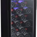 Edgestar Bwr301bl 15" Wide 30 Bottle Built-In Single Zone Wine Cooler - Black
