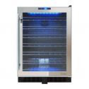 54-Bottle Touch Screen Mirrored Wine Cooler