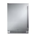 Avallon Afr241lh 24" Wide 5.5 Cu. Ft. Built-In Or Free Standing Compact Refr - Stainless