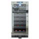 Vinotemp (VT-32TSFE-SM) 33-bottle Capacity Touch Screen Mirrored Wine Cooler - 0