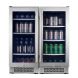 Avallon Abr151sgdual 30" Wide 172 Can Energy Efficient Beverage Center With - Stainless - 0