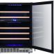 Edgestar Cwr462dz 24" Wide 46 Bottle Built-In Dual Zone Wine Cooler - Stainless Steel - 3