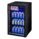 120 Can Beverage Mini Refrigerator w/ Glass Door - 1