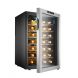 Electro Boss 28 Bottle Thermoelectic Wine Cooler Stainless Steel Refrigerator - 1
